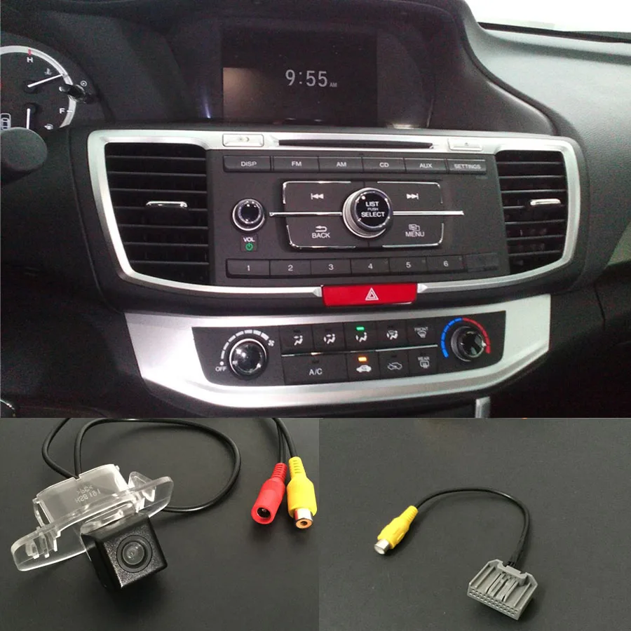 

For Honda Accord 9 Generation 2.0L 2012~2015 RCA & Original Screen Compatible / Rear View Camera Sets / Back Up Reverse Camera