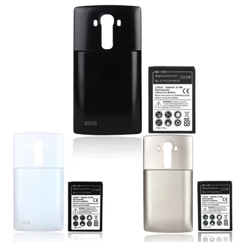 

3 Colors High Capacity 6500mah Replacement Extended Li-ion Battery With Back Door Cover Case For LG G4 BL-51YF/G4/H818 Battery
