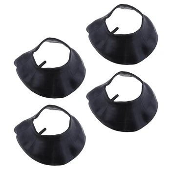

dolity (4 Set ) 6inch Tire Inner Tube & Valve Stem For Wheelbarrows Tractors Mowers Carts