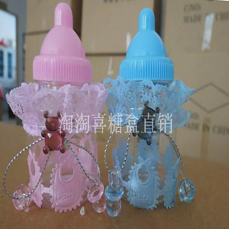 

creative feeding bottle candy boxes personalized baby shower baby full moon candy box gift box