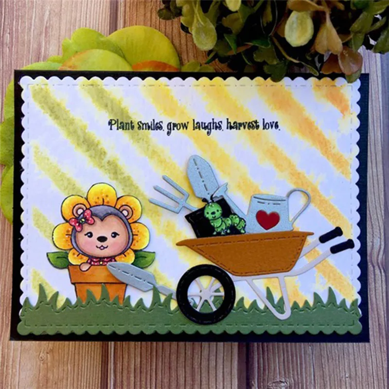 

Naifumodo New 2019 Garden Accessories Metal Cutting Dies for Scrapbooking DIY Photo Album Embossing Stencils Paper Craft Dies