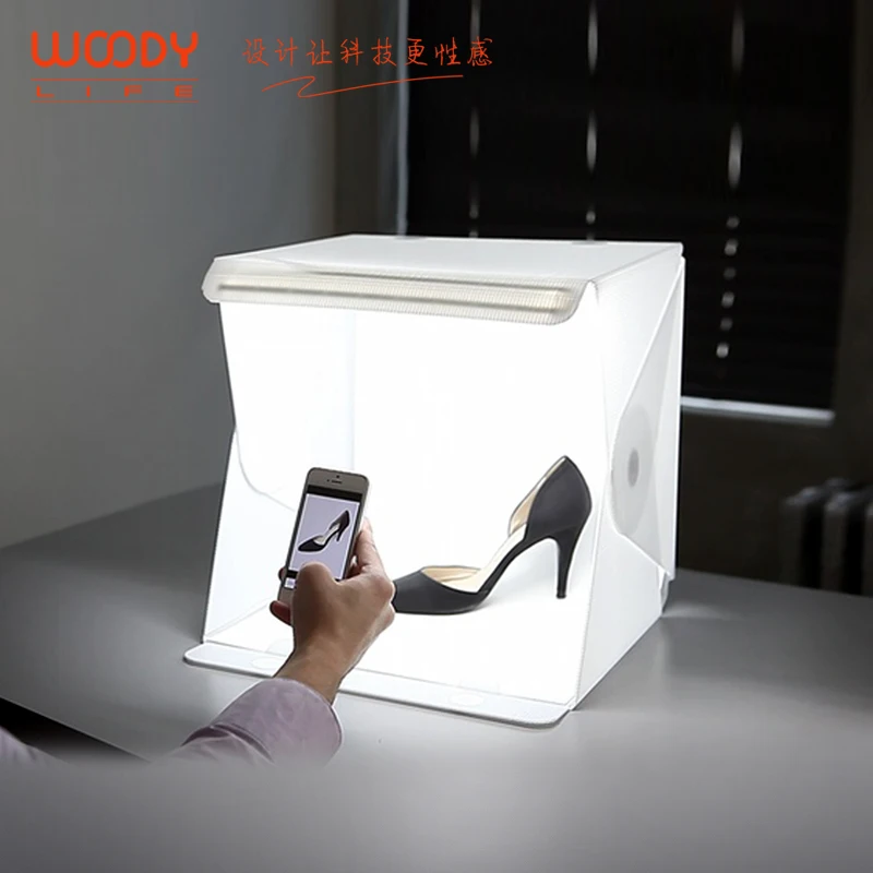 

Simple shooting mini studio softbox LED box small photography studio taobao