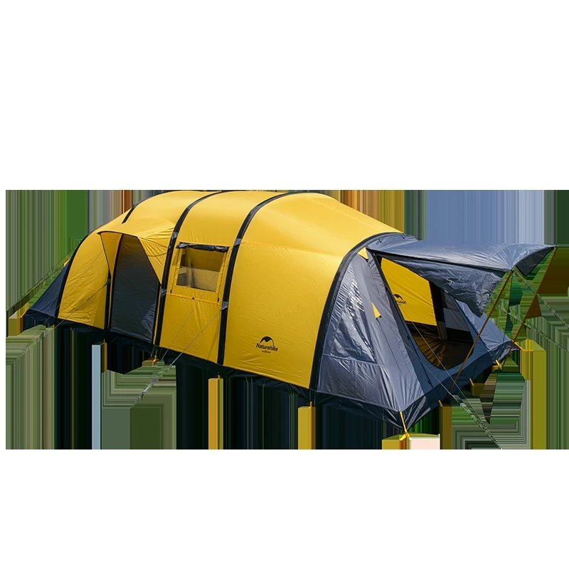 

Outdoor tent wormhole two-bedroom one hall 5-8 people oversized 10 people camping inflatable tent