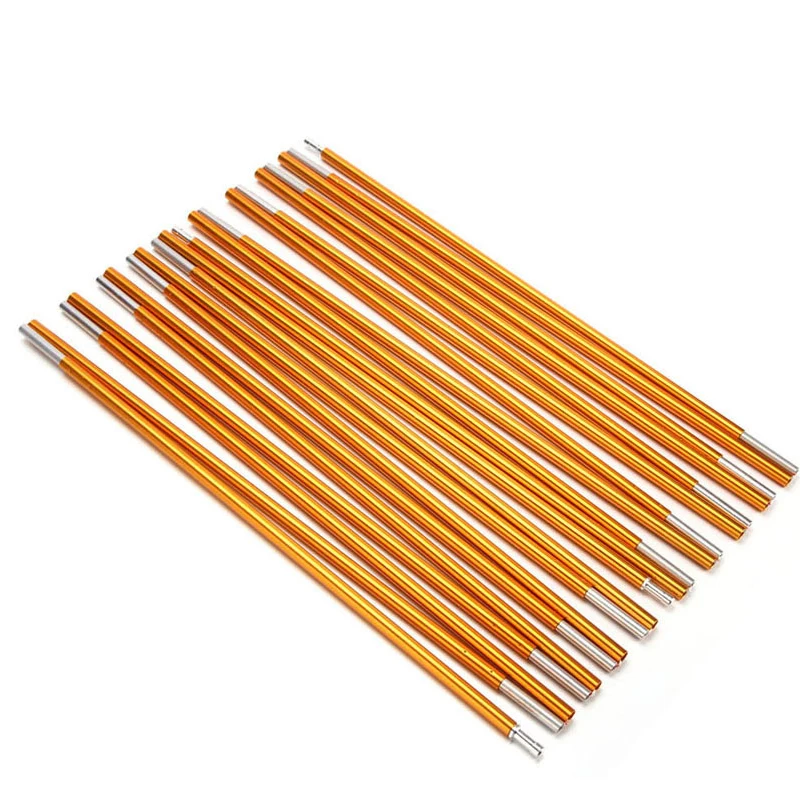 

1set/20pcs Hot Outdoor Camping Tent Pole Aluminum Alloy Tent Rod Spare Replacement 8.5mm Tent Support Poles Tent