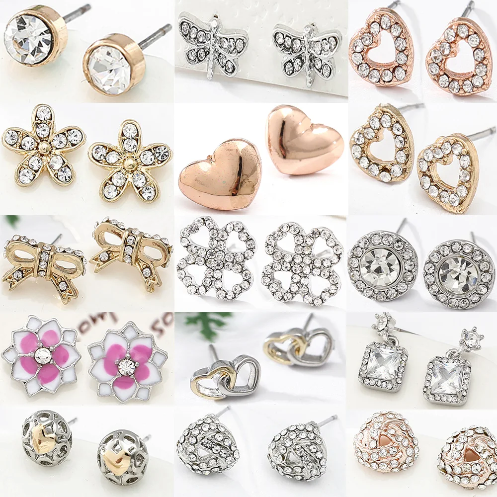 

DINGLLY Fashion Silver Magnolia Dairy Earrings For Women Girl Girlfriend Charm Brands Exquisite Earrings Ladies Jewelry Gift