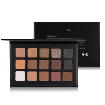 

UCANBE 15 Colors Shimmer Matte Eyeshadow Palette Nude Smoky Eye Shadow Powder Pro Eyes Makeup Pallete Mineral Pigment Cosmetics