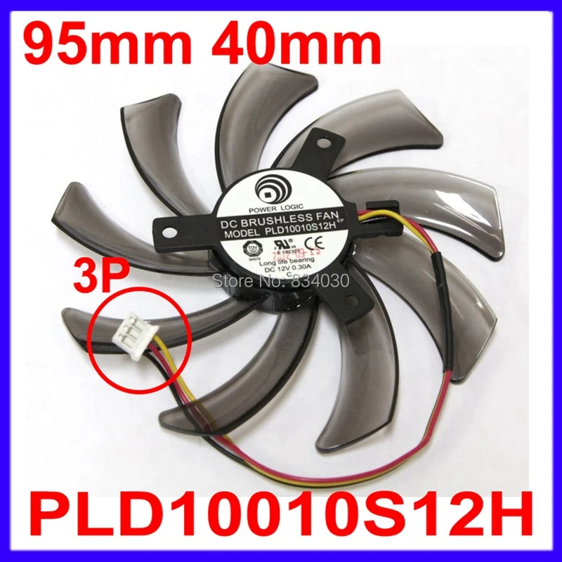 Computer Cooler Fan Replacement Power Logic PLD10010S12H