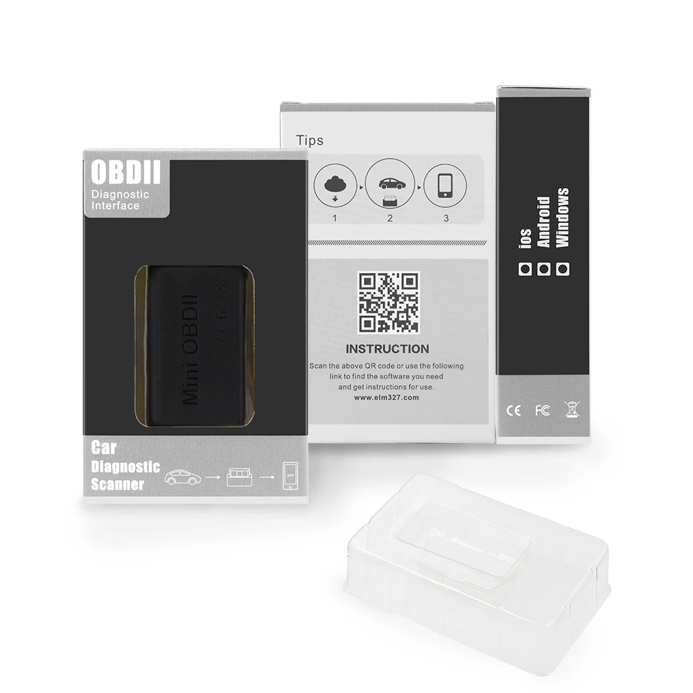 Автомобильный диагностический сканер ELM 327 V1.5 чип PIC18F25K80 OBD2 Bluetooth Wi Fi USB поддержка