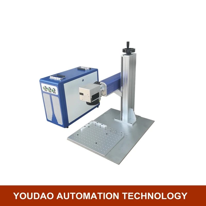 

Split Type Portable Laser Engraving Machine mini raycus 30w Fiber Laser Marking Machine for metal barcode