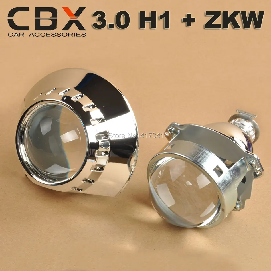 CBX Updated Metal 3.0 Inches LEADER HID Bixenon Projector Lens LHD/RHD
