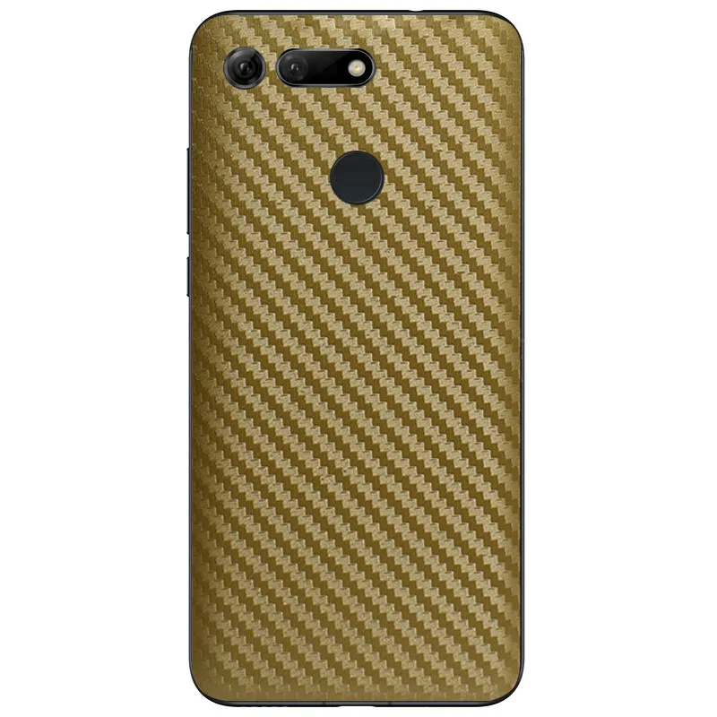 Baru 3D Carbon Fiber Kulit Film Pelindung untuk Huawei Kehormatan V20 Bungkus Kulit Ponsel Kembali Paste Film Pelindung Stiker
