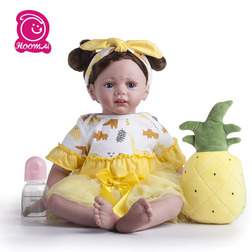 

New 60cm Fashion Design Big Silicone Vinyl Reborn Baby Doll Toys For Girl Princess Toddler Alive Babies Like Real Birthday Gift