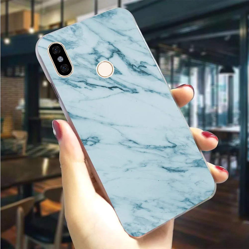 

Hard Case for Xiaomi Redmi 5A Pure Marble Cover for Redmi 6 Case 4X 4A 5 Plus 5A Prime 6A Note 5 Pro Back Covers Shockproof