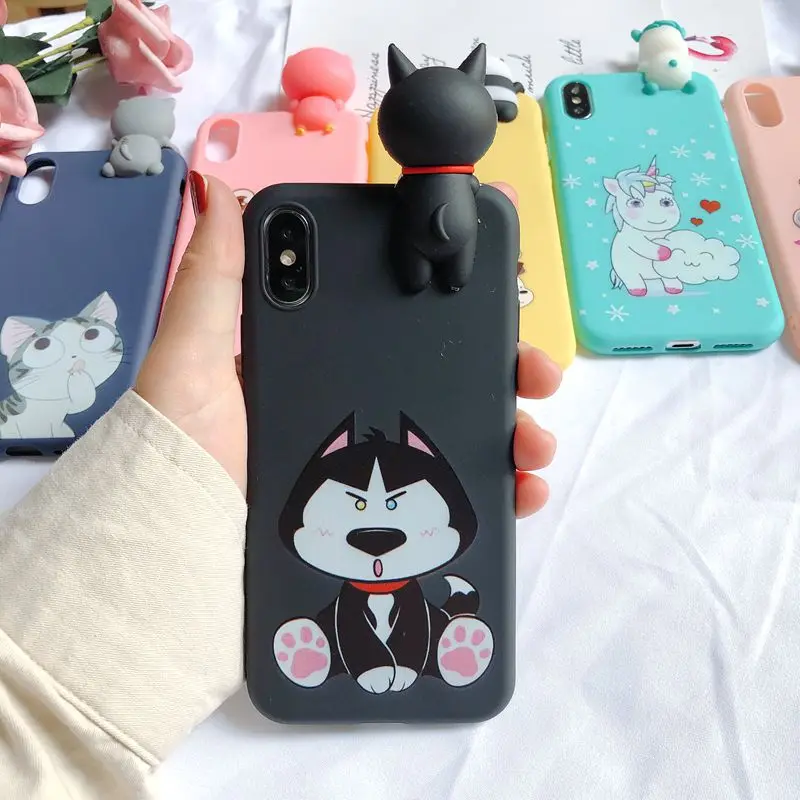 XS Max 3D чехол для Coque iPhone XS Max iPhone 5 5S SE чехол Etui Единорог Kawaii чехол для Funda iPhone 6 6S 7 8 Plus X XR XS чехол