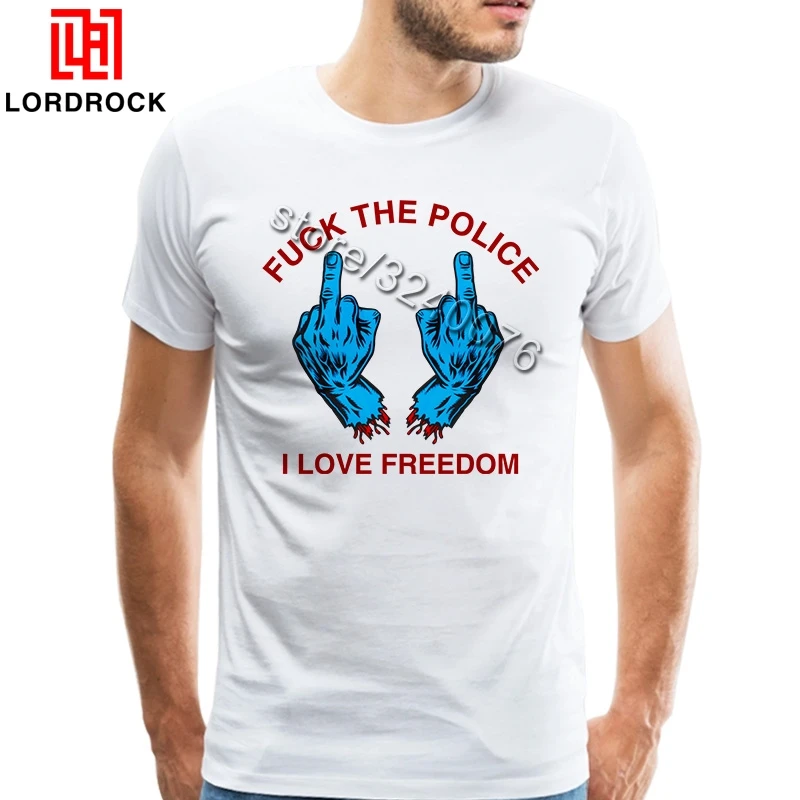 

Brand Designer I Love Freedom T Shirt Men FTP T-Shirt Custom Printed Tees Shirt Men's T-Shirt Drop shipping Plus Size Clothing