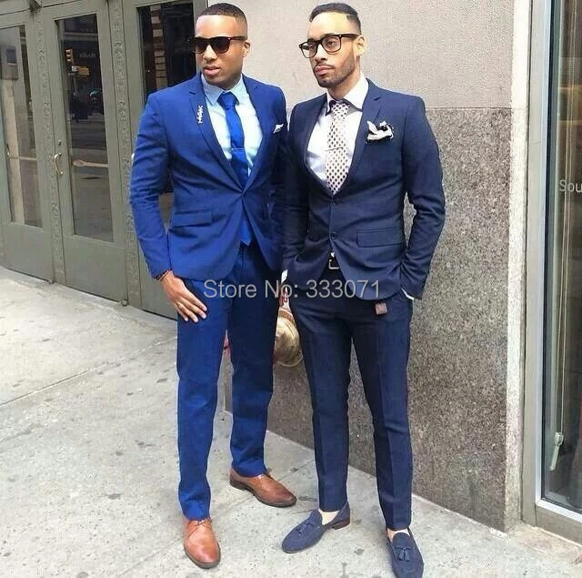 Traje sastre azul marino hombre Clearance