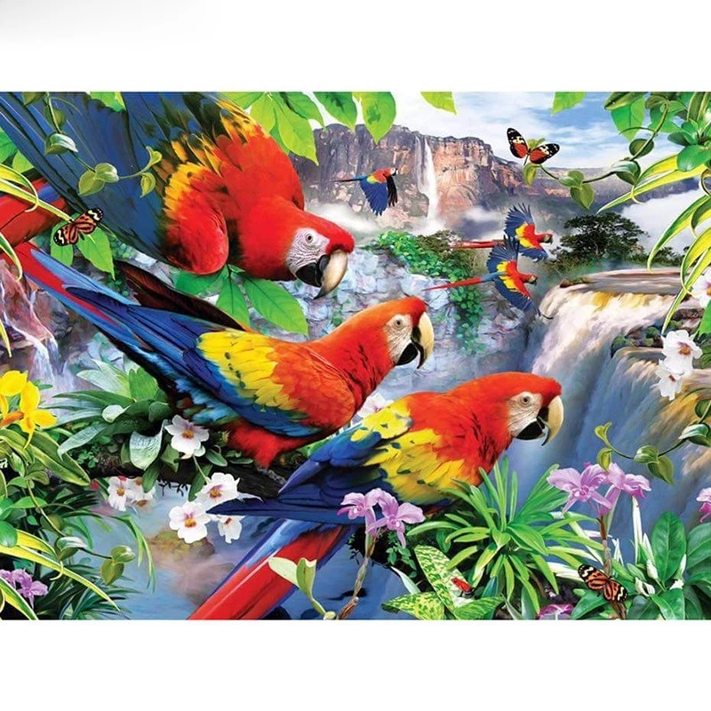 &quotBright-Colour Birds On Tree&quot home decor 5d diy diamond Painting mosaic gift cross stitch Full embroidery KBL | Дом и сад