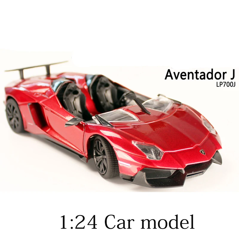 MZ модель спортивного автомобиля Aventador J 1:24 Сплав Автомобили статическая