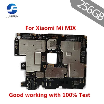 

JUN FUN 256GB Unlocked Main Board Mainboard Motherboard With Chips Circuits Flex Cable For Xiaomi Mi MIX