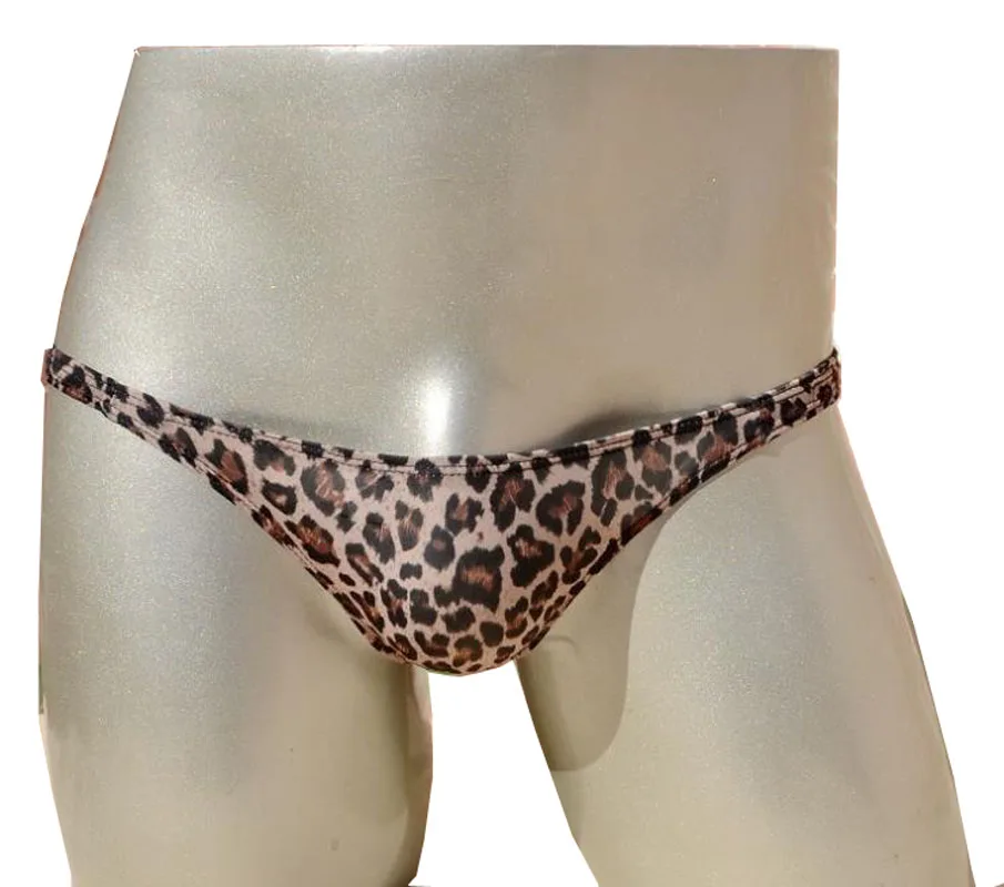 

Men's sexy briefs Male Leopard Panties Underwear bikini