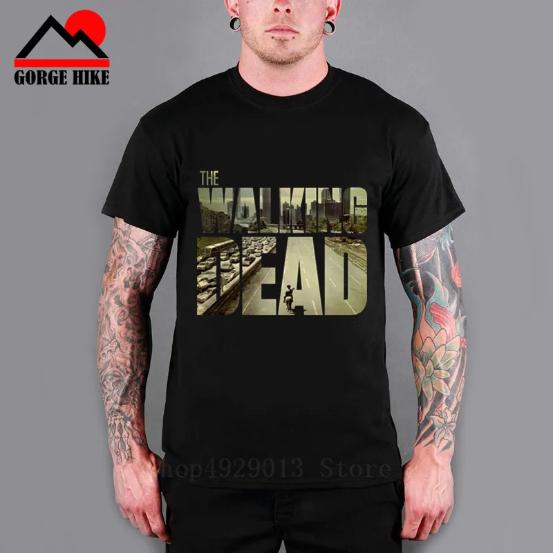 

Rick Grimes Carl Daryl Michonne Zombies 3D Printed T-shirt Cotton Men t shirt Paparazzi Clothing The Walking Dead Tops Tees male
