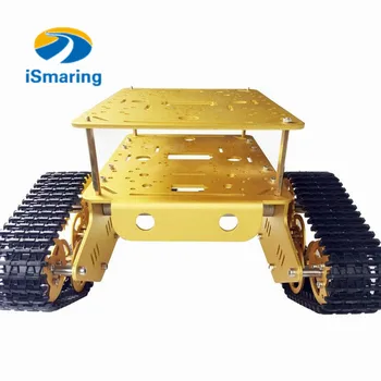 

Official iSmaring TD300 Double Crawler yellow Tank Chassis Car Model Arduino Wall-e Robot of Gen Guest Contest