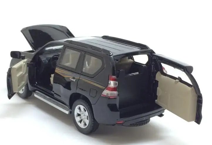 1:32 alloy pull back car toys, high imitation Toyota LAND CRUISER PRADO, metal castings,Original Toyota Prado,free shipping