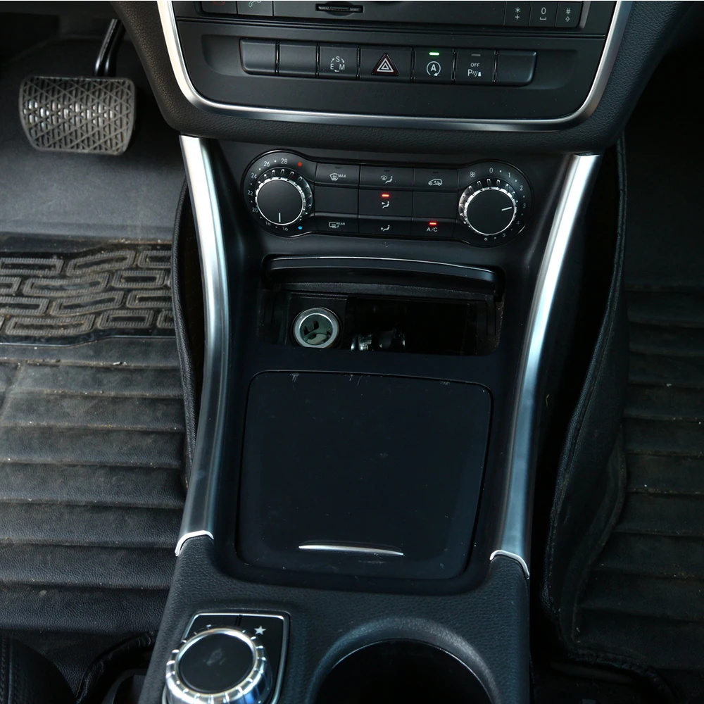 Us 19 0 47 Off Car Interior Accessories Center Console Panel Moulding Sticker For Mercedes Benz A Class Gla Cla 200 220 Car Styling In Interior