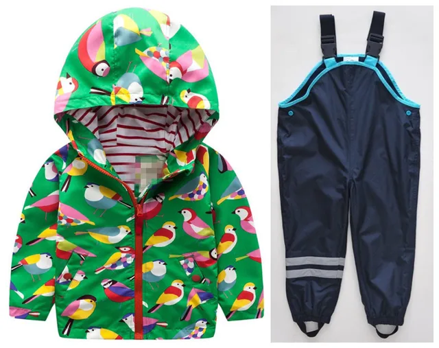 Spring and summer children weatherproof high quality waterproof suit