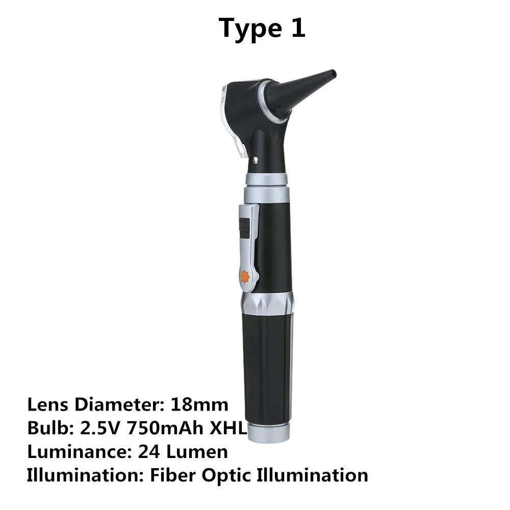 Профессиональный отоскопический ушной очиститель, медицинский отоскоп, набор, лампа XHL, диагностический, домашний, туристический, медицинский, с 8 наконечниками для взрослых и детей