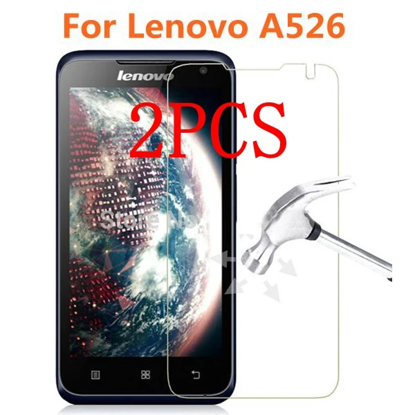 2 шт. Оригинальное закаленное стекло для Lenovo A526 Защитная пленка экрана | Мобильные