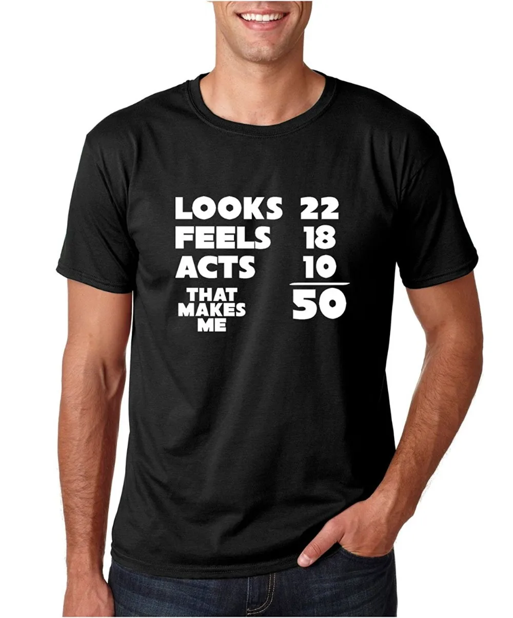Crazy Bros Tees 50 Years Old Algebra Equation Funny 50Th Birthday