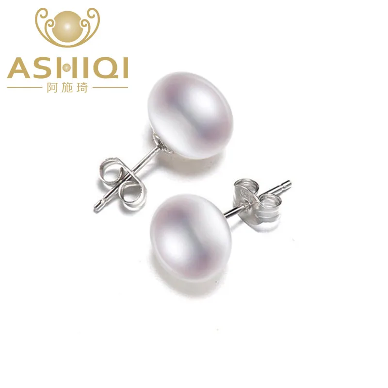 Us 2 64 70 Off Ashiqi Natural Freshwater Pearl Stud Earrings For Women Real 925 Sterling Silver Jewelry Gift In From Accessories Us 2 64 70 Off Ashiqi Natural Freshwater Pearl Stud Earrings For Women Real 925 Sterling Silver Jewelry Gift In From Accessories