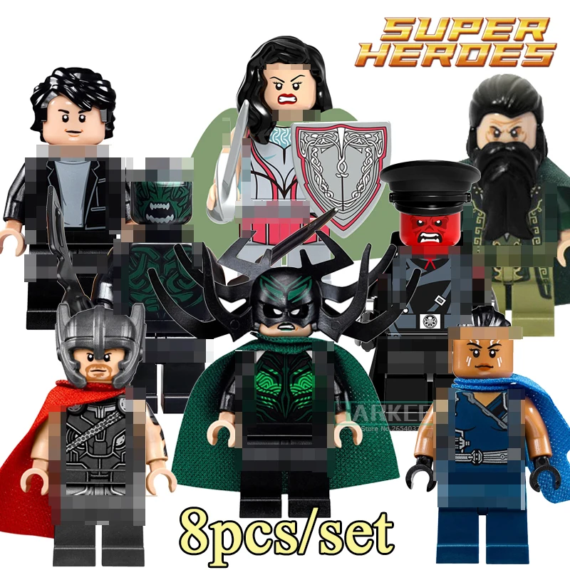 Building Blocks Thor Beserker Hela Valkyrja Mandarin Sif Figures Super