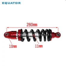 Мотоцикл Запчасти мм 280 мм 1000LBS Регулируемый демпфирования сзади ударов амортизатор Подвеска для Кайо Apollo Bosuer Xmotos Грязь ямы велосипеды