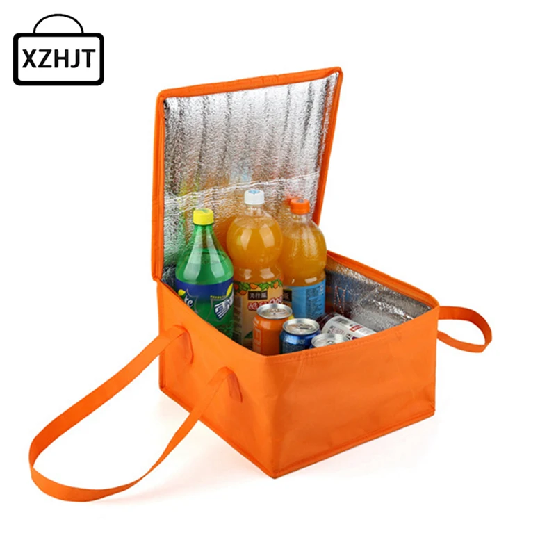 

2016 Women Lunch Bag Cooler Waterproof Collapsible Insulated Portable Tote Picnic Lunch Box Tote Ice Pack 25* 25*19 Cm