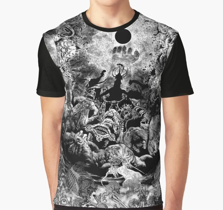 

All Over Print 3D Tshirt Berserk Eclipse Kentaro Miura Full Print Big print Graphic T Shirt
