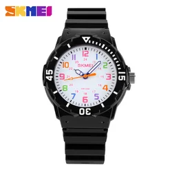 Children Watches 50M Waterproof Quartz Wristwatches Jelly Kids Clock boys Hours girls Students Watch Relojes SKMEI 2018