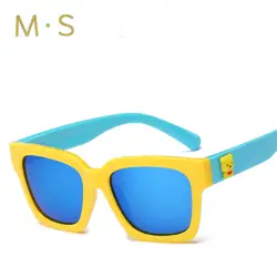 MS 2019 солнцезащитные очки для детей Детский мультфильм поляризованный бренд детские солнцезащитные очки детские 100% УФ-защита Óculos милые для