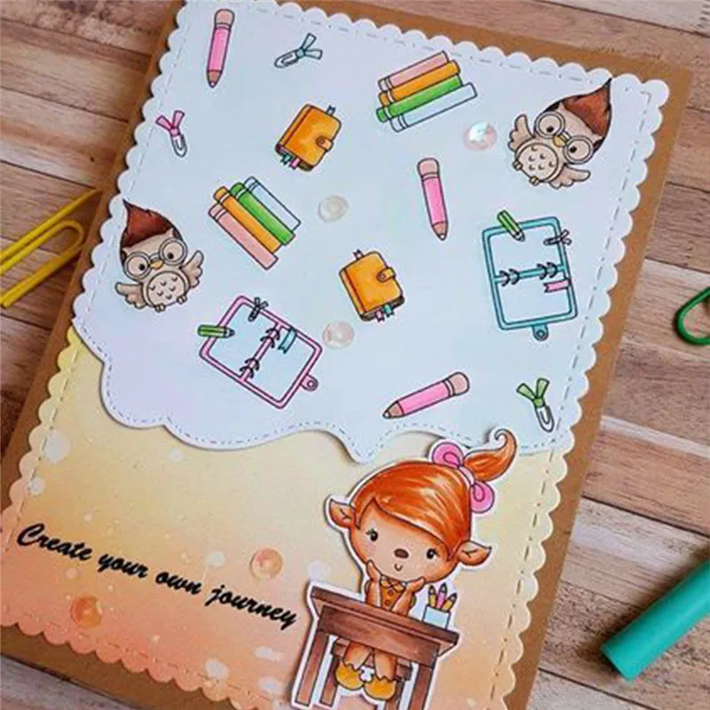 

YaMinSanNiO Girl Girl Day Metal Cutting Dies New 2019 for Craft Dies Scrapbooking Card Making Album Stencil Craft Die Cut Decor