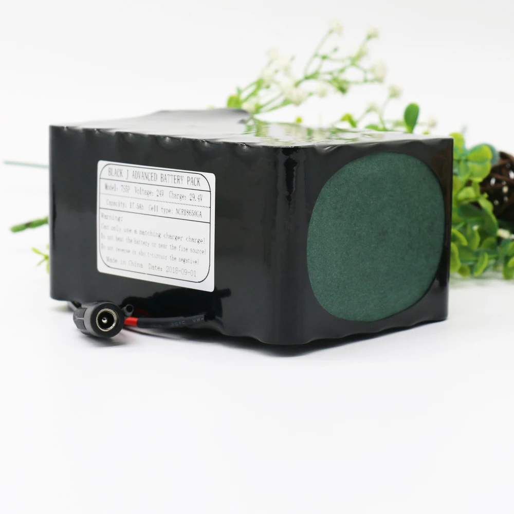 

KLUOSI 24V Battery 7S5P 29.4V 17.5Ah NCR18650GA Li-Ion Battery Pack with 20A BMS Balanced for Electric Motor Bicycle Scooter Etc
