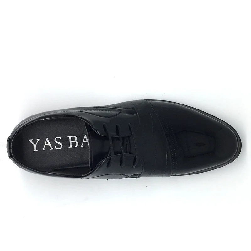 Мужской китайский бренд, итальянский модный стиль, кожаная модельная офисная официальная обувь, лакированная кожа, черный, коричневый, дешевая обувь для мужчин