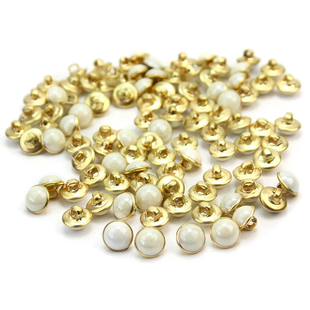 Sewing Supplies 10mm Pearl White Sewing Buttons For Sweater or Shirt