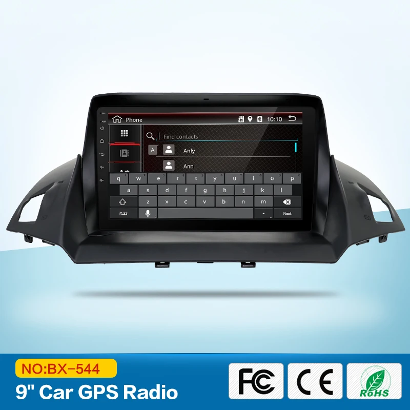 

Android 7.1 Car DVD GPS for Ford Kuga 2013+ with 1024x600 Screen Bluetooth Radio RDS Wifi 3G Mirro-link Free 8GB Map Card