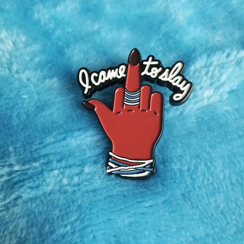 

Beyonce Enamel Pin Slay Gift Badge