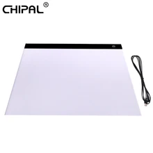 CHIPAL Digitale A3 Disegno Tablet HA CONDOTTO LA Scatola Chiara Tracing Copia Bordo Graphic Tablet Pittura di Arte Rilievo di Scrittura Schizzi di Animazione