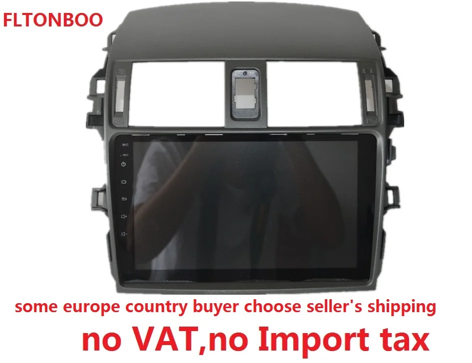

10.1 inch 1024 x 600 quad core Android 7.0 for toyota corolla 2007 ,car deckless gps navigation,3G,BT,Wifi,