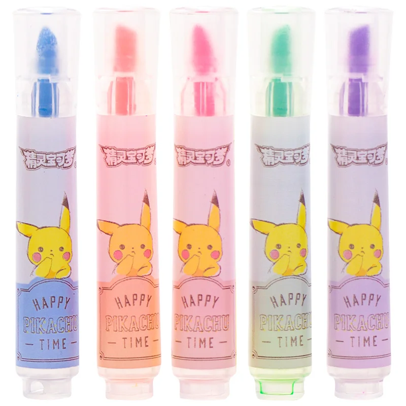 

Deli S733 Highlighter Candy Color Fluorescent Marker Pen Mini Six Mixed Color Marker Strokes Set Office School Supplies