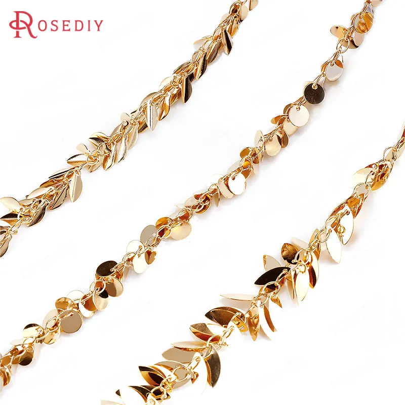 12pcs Gold Tassels Chain Embellishment jewelry finding charm pendant 50mm