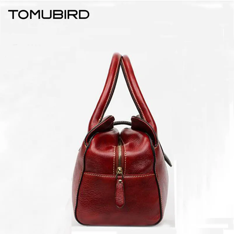 B Handtaschen Echtem red Frauen Leder Rindsleder Red Tasche Aus Berühmte A 2019 Mode Schulter Marke Retro Tomubird Neue A black Überlegene nwRqOHx74